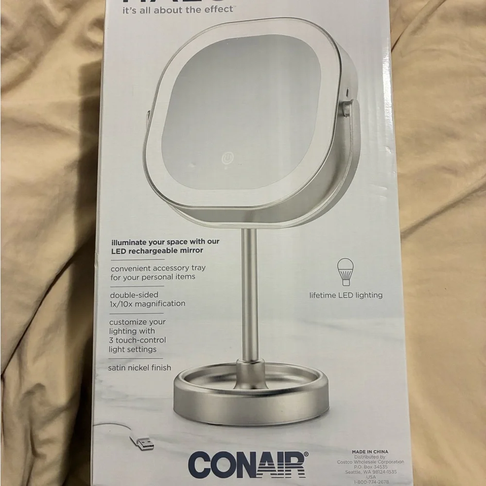 Conair Satin Nickel LED Vanity Mirror